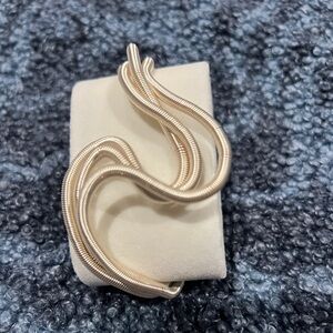 Vintage Sandrine Giraud Paris spring Coiled Bracelet Signed